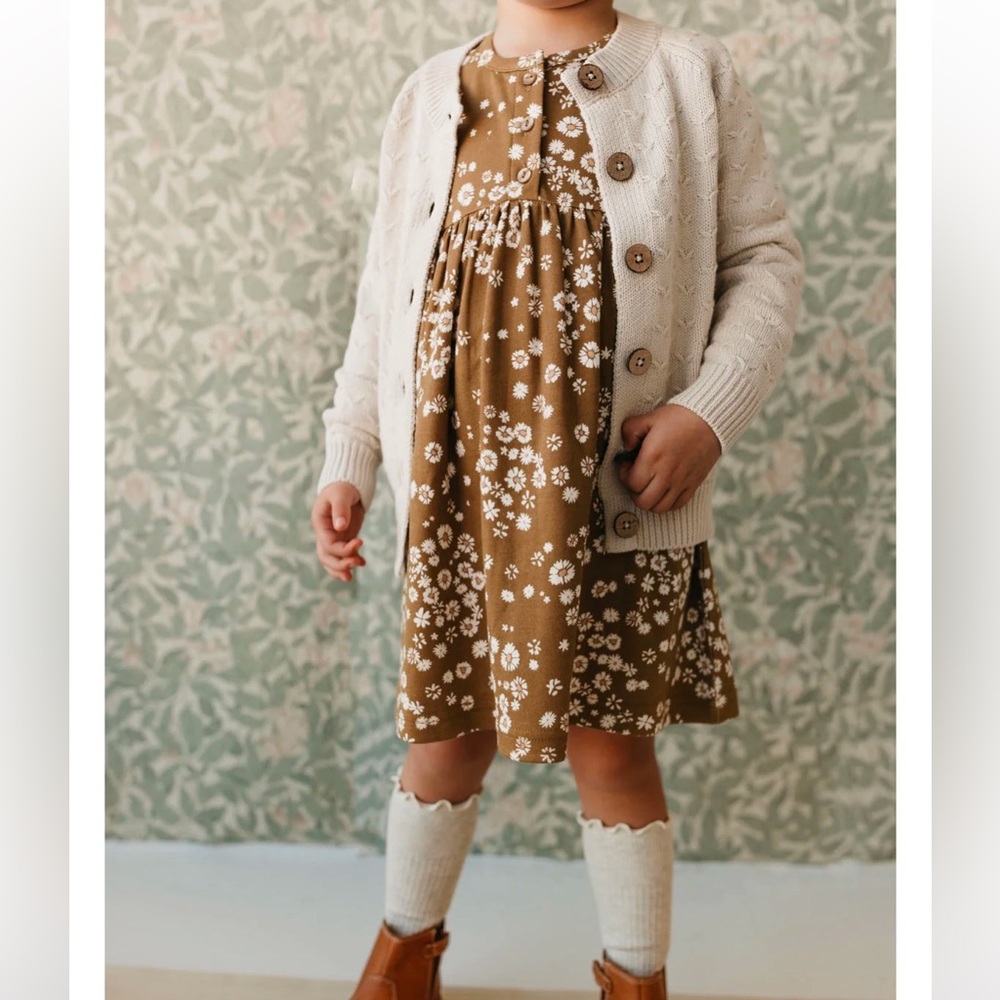 Jamie Kay - Organic Cotton Bridget Dress - Daisy Floral - Picture 5 of 6